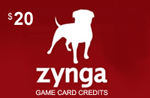 $20 Zynga Game Card